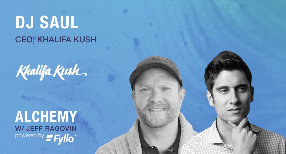 BountyUncharted's tweet photo. This week on Alchemy, @DarienJay100 CEO of @khalifakush joins us to discuss Wiz Khalifa’s personal passion turned into a world-famous cannabis brand and the do's and don'ts of building a successful celebrity cannabis venture. #hellofyllo
Listen NOW: https://t.co/qq6olw8h63 https://t.co/KLSoZgdD3g