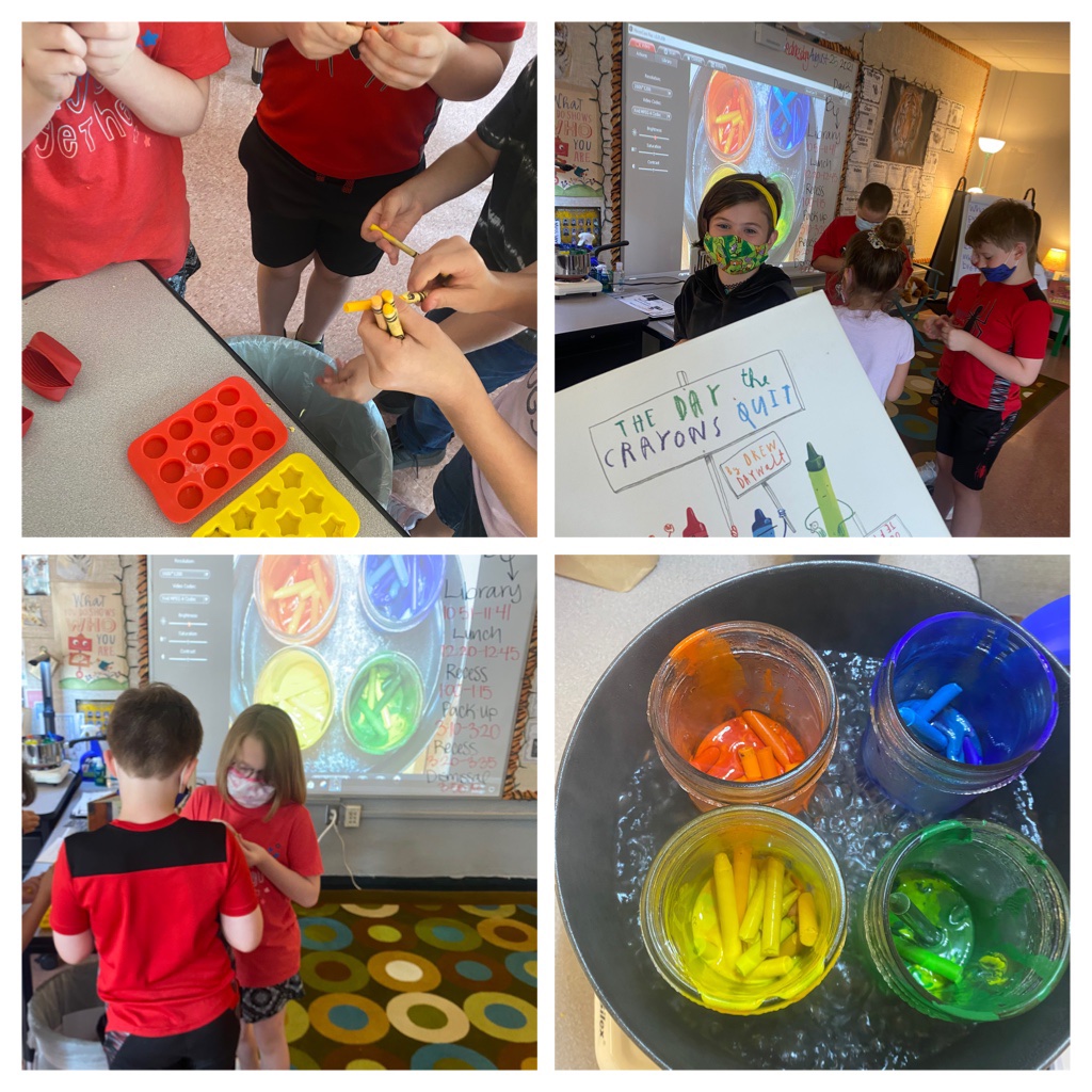 Lindsey Johnson (@ljohnsonteacher) on Twitter photo Changes in Matter! Can you make a hypothesis about what will happen to the crayon when it’s placed in boiling water? Solid to liquid! #teamwork #recycledcrayons #3tepride #isdstrong <a href="/3TrailsTigers/">Three Trails Elem.</a> <a href="/ISDSchools/">Independence School District</a> Changes in Matter! Can you make a hypothesis about what will happen to the crayon when it’s placed in boiling water? Solid to liquid! #teamwork #recycledcrayons #3tepride #isdstrong <a href="/3TrailsTigers/">Three Trails Elem.</a> <a href="/ISDSchools/">Independence School District</a>