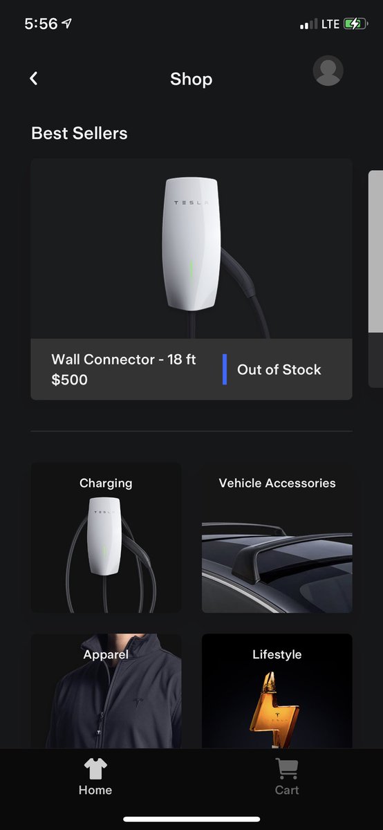 dennis_p's tweet photo. Well that’s a good addition to the new @Tesla #App. Get your #TeslaStore stuff from the app. https://t.co/zo0MnP3KLW