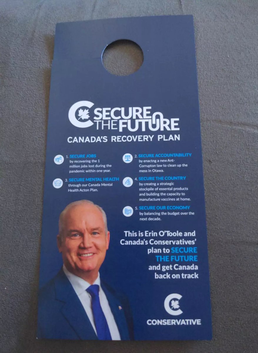 Oooof. Secure the Copy Editor 🍆🔒. #canpoli #ElectionsCanada also, if it’s tactical to get traction, it’s certainly a sad state of affairs. I don’t buy it. Not a door hanger of all things.