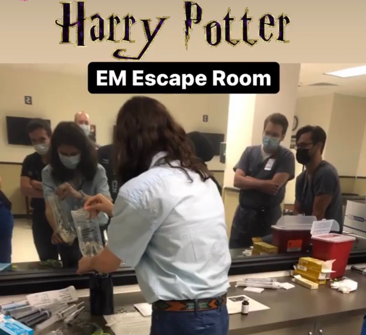 Had a magical day at grand rounds with a Harry-Potter-themed pediatric pharmacology day hosted by the emergency medicine pharmacy team 📚 #EmergencyMedicine