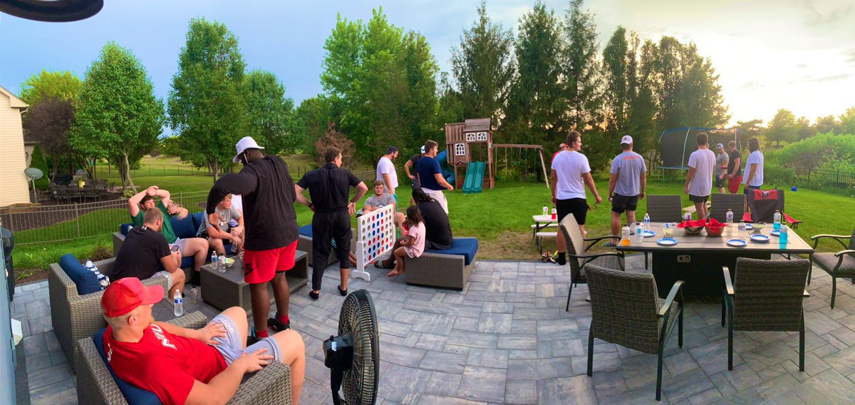CoachAgpalsa's tweet photo. Breaking bread with the boys before we start the season. This group is special, can’t wait to see what they can accomplish this year. #Family #ForwardTogetherForward #MoreThanJustFootball https://t.co/S32Xp00KjI