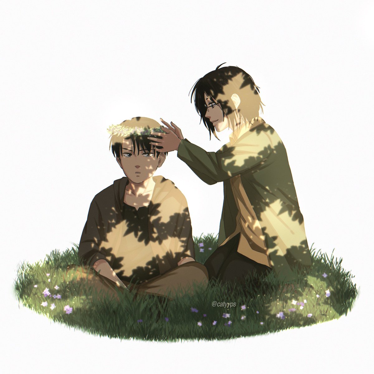 Day 4 : childhood
"Hange was my childhood hero"
#AttackOnTitan #Levihan #levihanweek #levihanweek2021