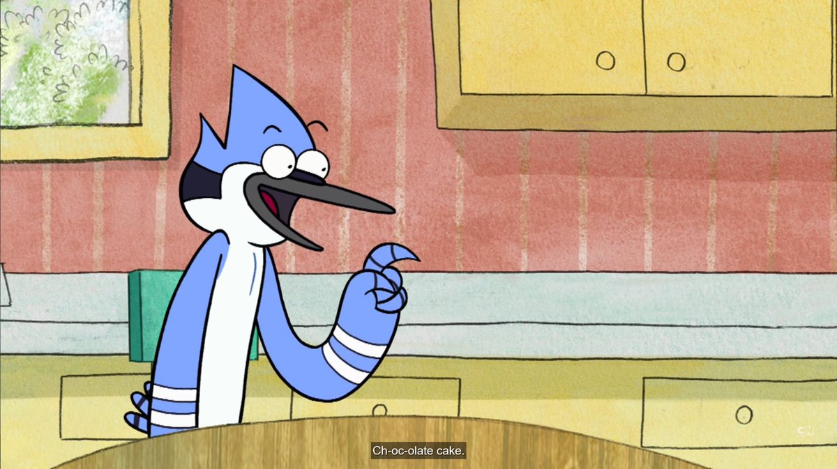 Regular show in 4 tweet media
