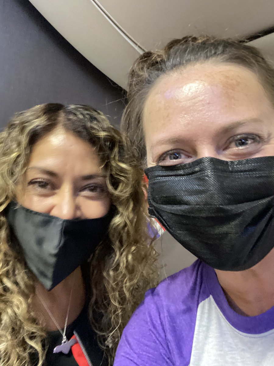 tjgray2's tweet photo. I have flown over 200 times on @SouthwestAir. I will take layovers before I fly another. One of my friends Beverly Mencos-Fish is a flight attendant. For years, I wondered if we would ever be on a flight together and today it happened! It seems silly but I got so excited! TY SWA! https://t.co/ADGpwGF9Z3