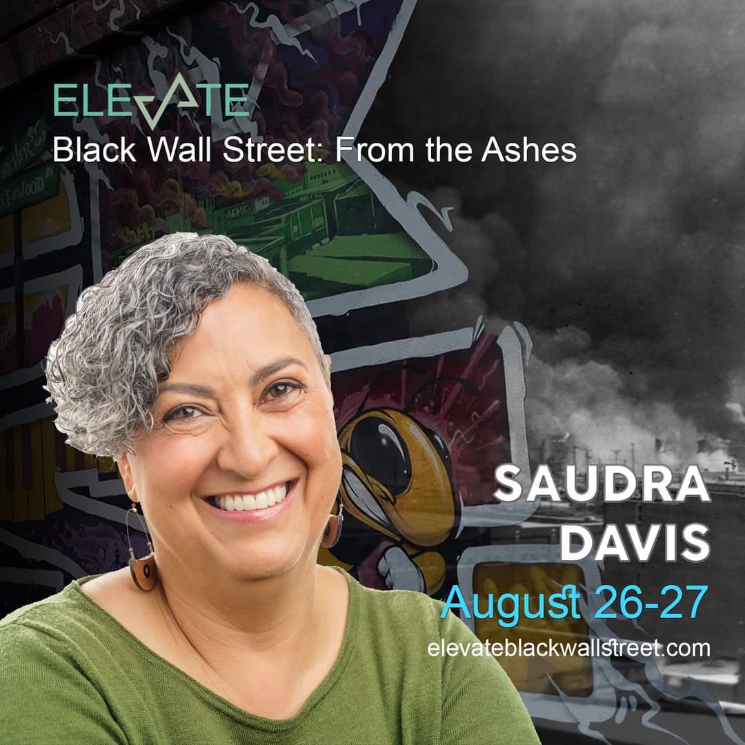 You thought that we were finished?! Nope. Here comes Saundra Davis (@sagemoney) as a key panelist helping us to discuss how we can build a new Black Wall Street. 

She brings a unique perspective as a veteran and a driving force behind many educators in personal finance.