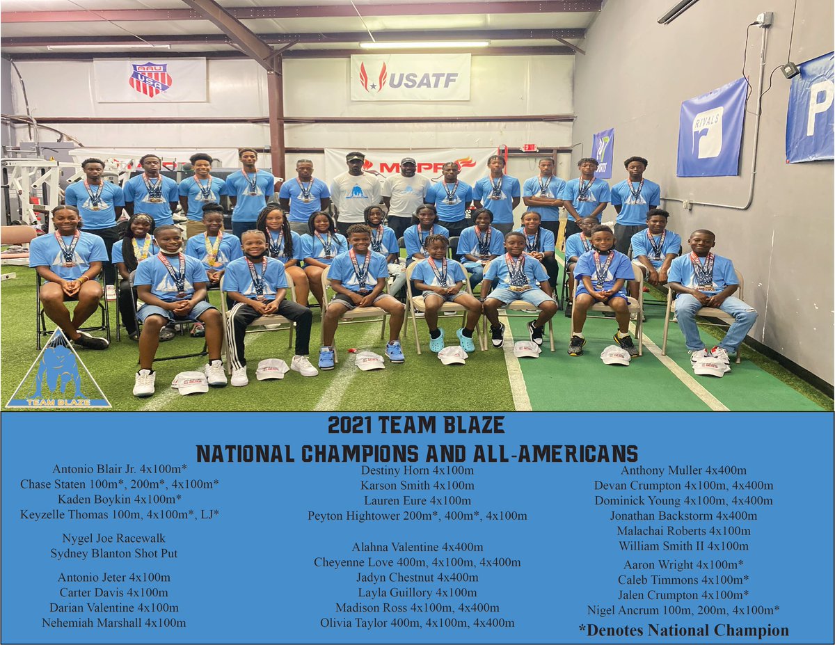 DrBrandonRoss's tweet photo. Thank you @coachcp5 @scmilesplitus @MattDowellTV and @wachfox for interviewing our Team Blaze All Americans and National Champions today!!!

cc: @wteure @The_MadisonRoss @TomekaLove3 @MaxSpeedFitness @isprint_peyton @JohnathonBacks1 @AncrumNigel @Willestate https://t.co/fvR69mqhjD