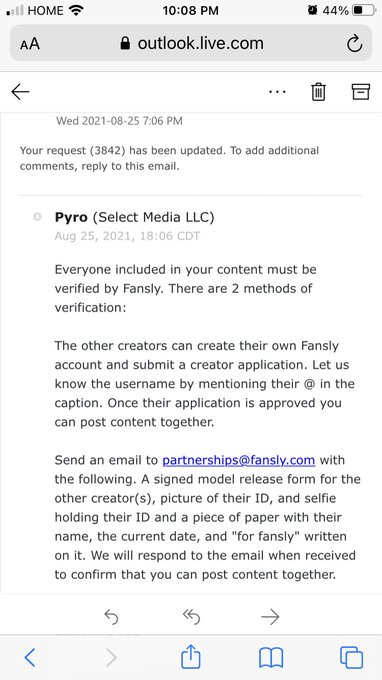 Response from @realFansly regarding accounts with partners: https://t.co/sZQ0Y2n8l8<a class="tags" target="_blank" title="On Twitter" href="/?out=eyJ0eXAiOiJKV1QiLCJhbGciOiJIUzUxMiJ9.eyJpYXQiOjE3MjI2MTg0NzYsImlzcyI6InR3cG9ybnN0YXJzLmNvbSIsIm5iZiI6MTcyMjYxODQ3NiwiZXhwIjoxNzU0MTU0NDc2LCJyZWRpcmVjdF91cmwiOiJodHRwczovL3R3aXR0ZXIuY29tL3JlYWxGYW5zbHkifQ.LKVaoFbW41uaR5fopWki-cxnyUIlD-mQp7Y6YNwL93eghIiRoHSmdWl3kYSv2SCcsIKUk8BR_VZavrPC5_7MUw">@realFansly</a>