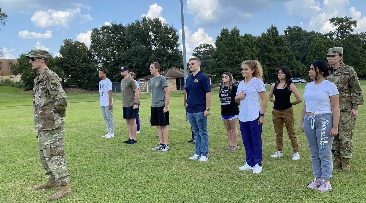 Welcome back! Our first lab consisted of welcoming our incoming and returning students, contracting 4 cadets, and learning drill and ceremony. Congratulations to cadets Reynolds, Wilmeth, Diaz, and Rimko on their contracting! <a href="/5thBrigadeROTC/">5th Brigade ROTC</a> <a href="/ArmyROTC/">Army ROTC</a>