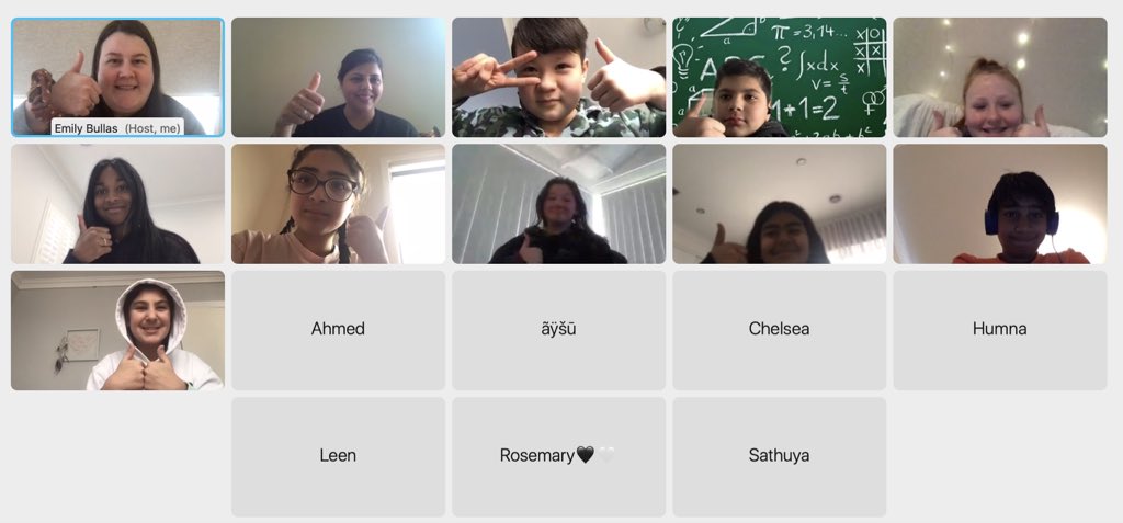 emmc89's tweet photo. Community meeting in 6D today - great to see so many smiling faces excited for Book day tomorrow and our zoo webinar at 11:30 on Zoom @AitkenCreekPS https://t.co/jSG1Y7gs64