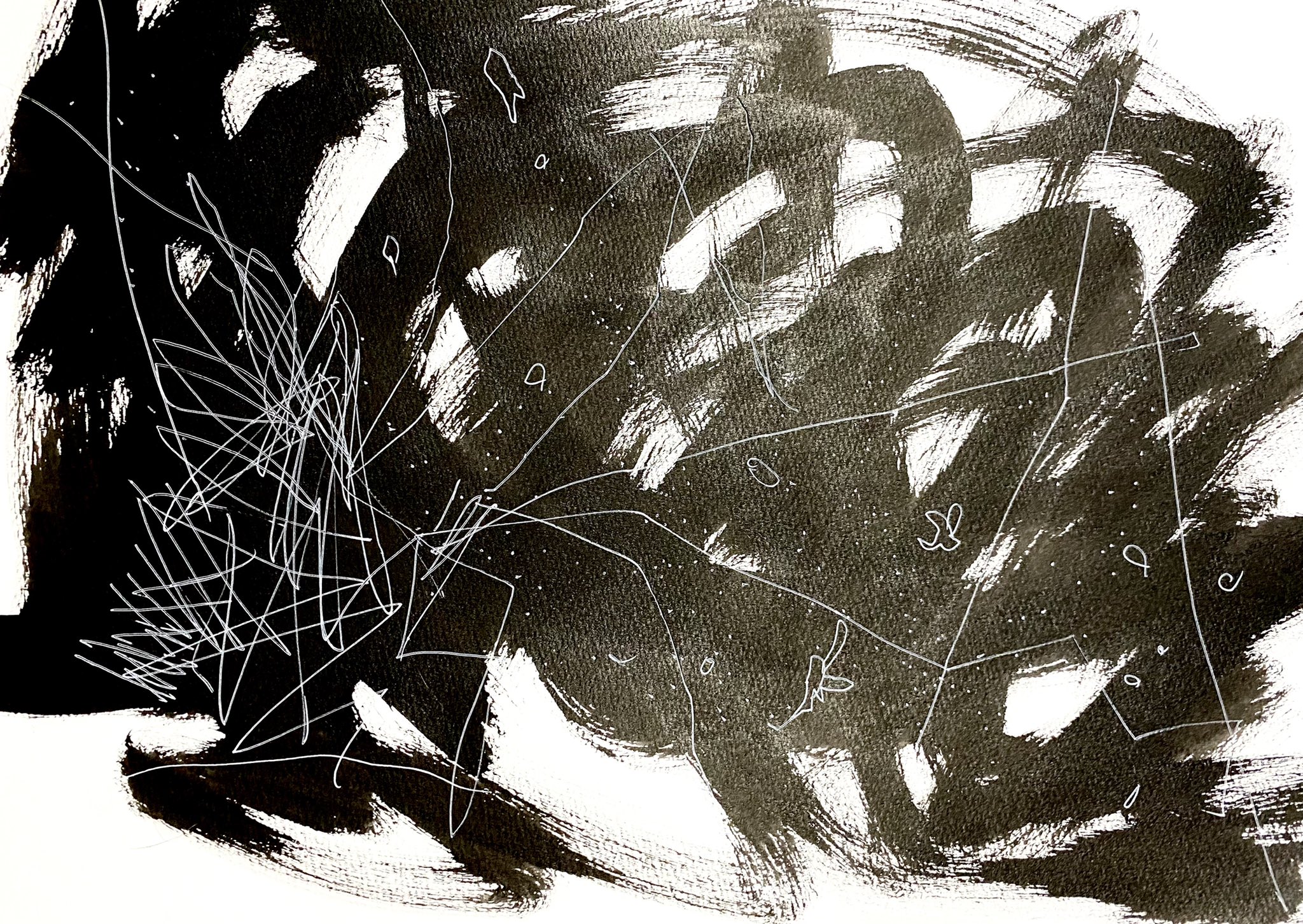 تويتر あおニャーマン على تويتر 廃れ 水墨画 墨絵 イラストレーター ドローイング 抽象画 アナログ絵 絵描き T Co Gfl7vzkoak