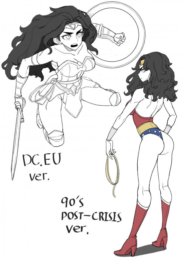 MY old DC comics doodles 