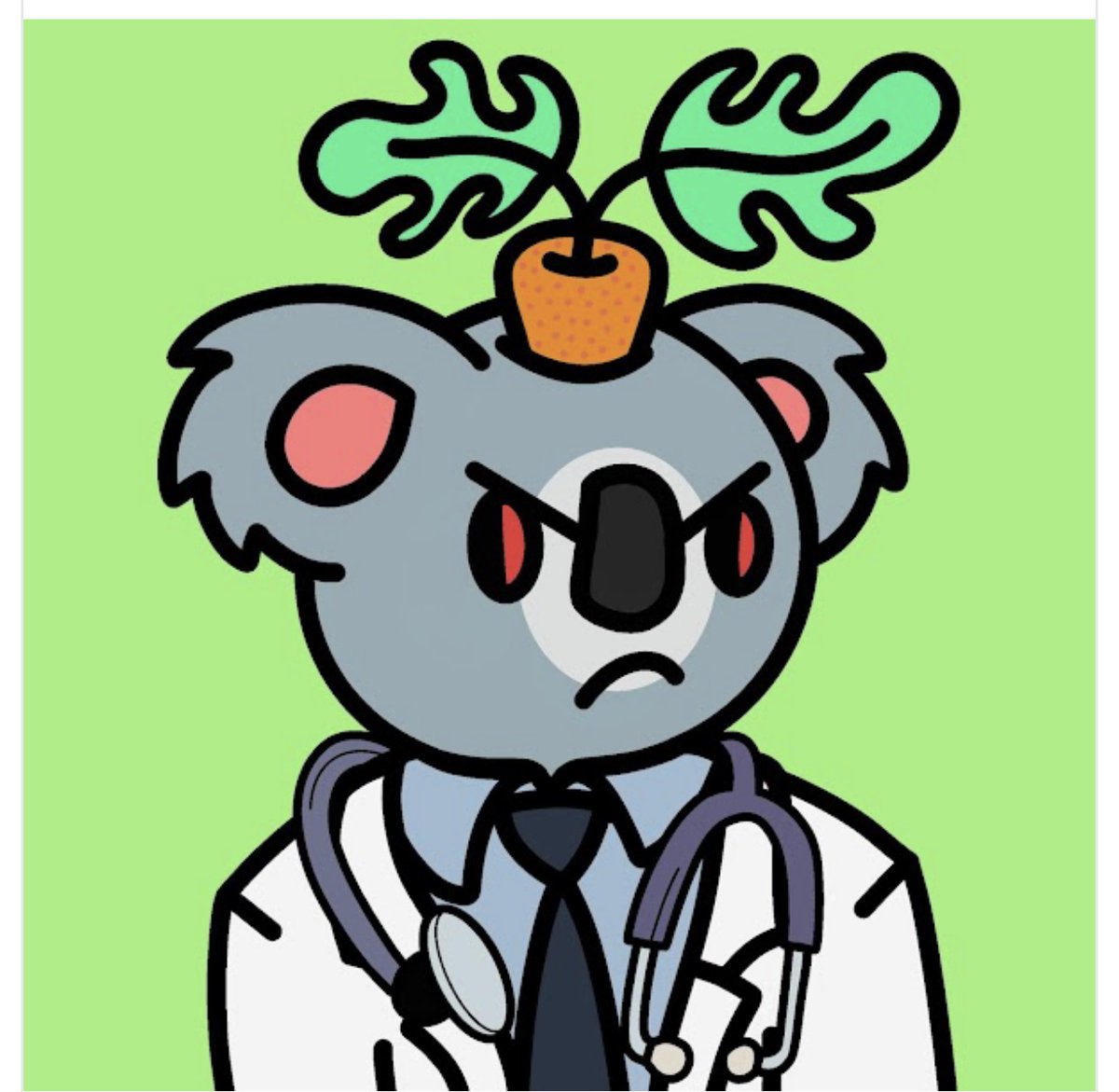 kacho818_'s tweet photo. @KrazykoalasNFT At the end of the day everyone goes to the DOCTOR https://t.co/MKVGB4TvJE