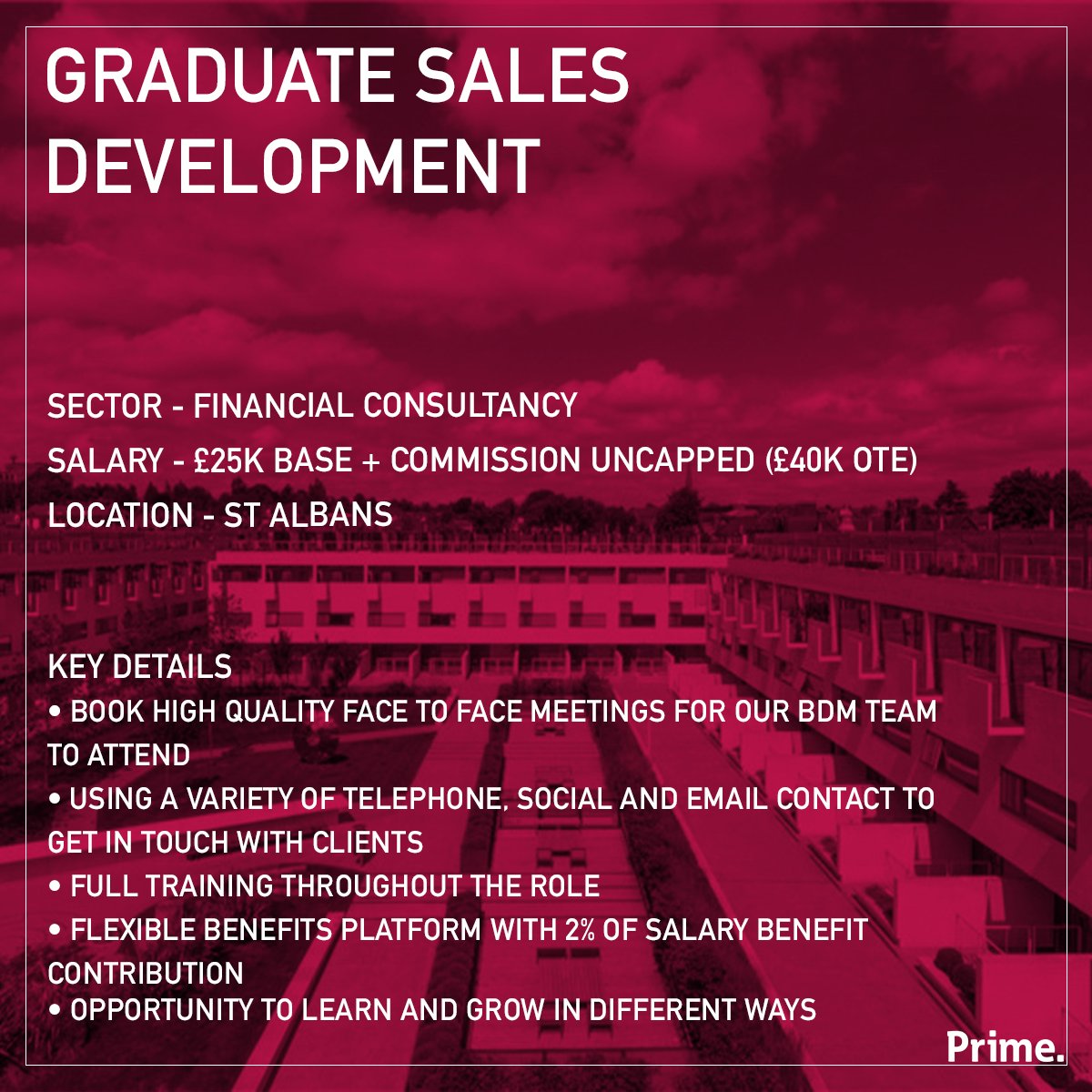 Hot Roles! 🔥 🚒

Here are four of the hottest roles in the UK right now! 🤩

If you're an ambitious and driven individual looking for a lucrative career path that offers you unrivalled progression and earnings, get in touch! 🙌