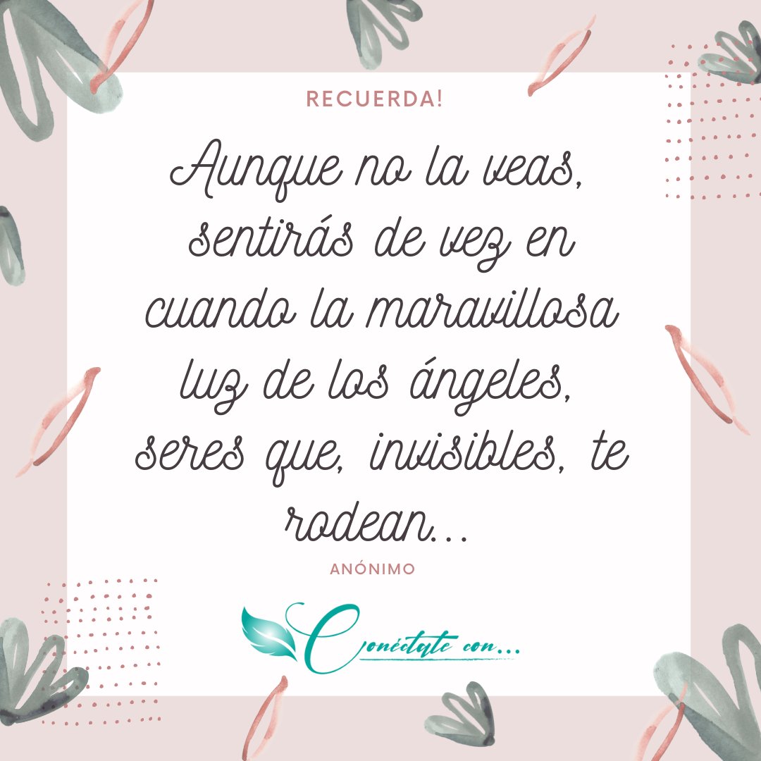 conectate_con's tweet image. Recuerda!!!😜

Aunque no la veas, sentirás de vez en cuando la maravillosa luz de los ángeles, seres que, invisibles, te rodean... Anónimo

---
#conectate_con #angeles #tarot #oraculos #arcangeles #motivacional #reiki #YoSoy #hooponoponoo #namaste #chakras #mensajedeldia