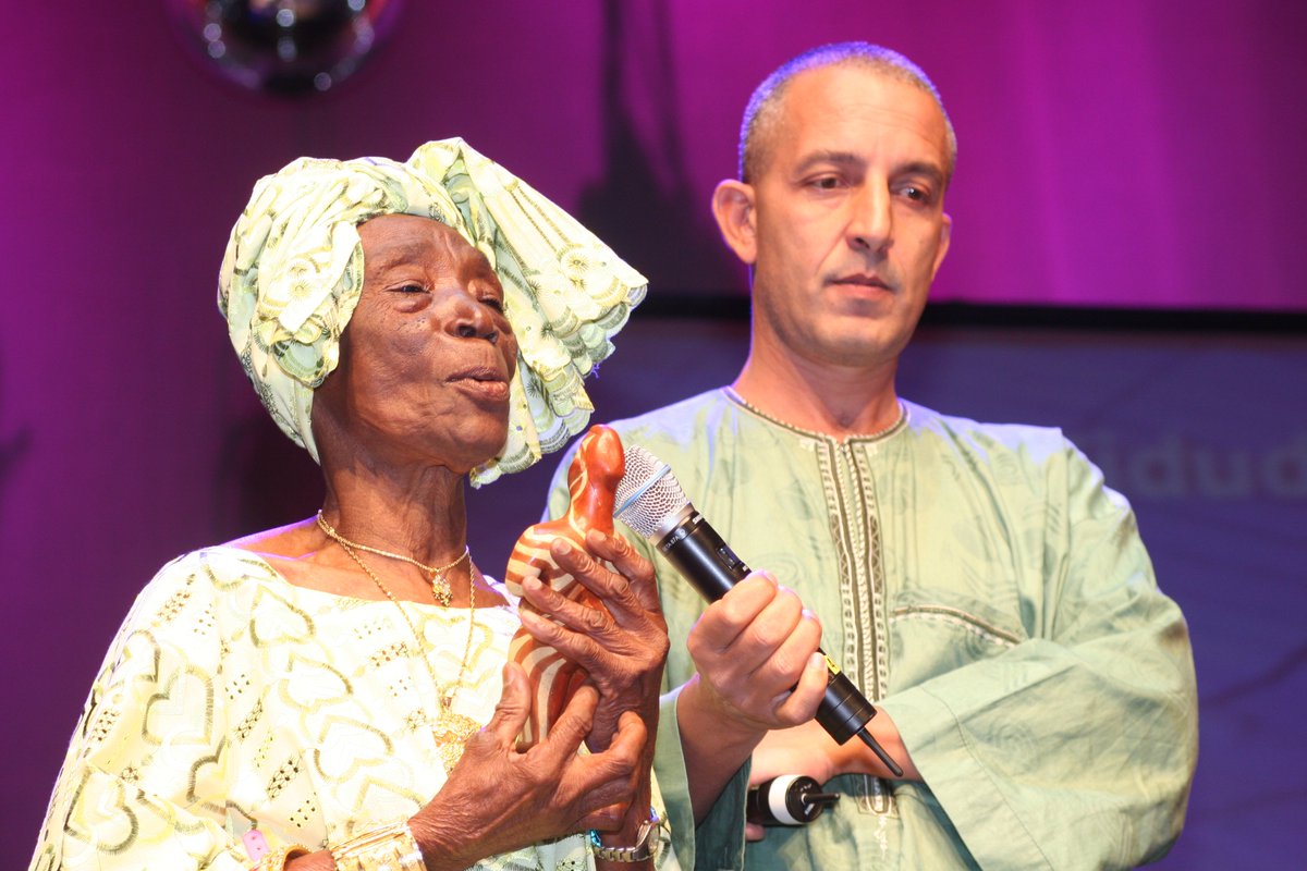 sautizabusara's tweet photo. #TBT 2005, Late Bi Kidude alongside @sautizabusara #Festival #Director Yusuf Mahmoud in UK @womex Bi Kidude won a #LifeAchievementAward given by #Womex
.
SzB2022 11-13 #February
#sautizabusara #Zanzibar #MusicFestival #AfricanMusic #LoveLiveMusic #LongLiveMusic #MusicinAfrica https://t.co/5cKv9Aj6a7