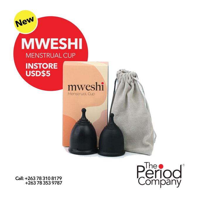 263Chat's tweet photo. NEW PRODUCT ALERT!

Introducing our very own Menstrual cup called the Mweshi menstrual cup. Each cup is going for $5 with a great quality guarantee.

Send us a WhatsApp on +263 77 970 1450 or call on +263 78 353 9787 +263 78 310 8179. Bulk orders welcome.

@PeriodZw
@teliamhonda https://t.co/0c7V5sFt1N