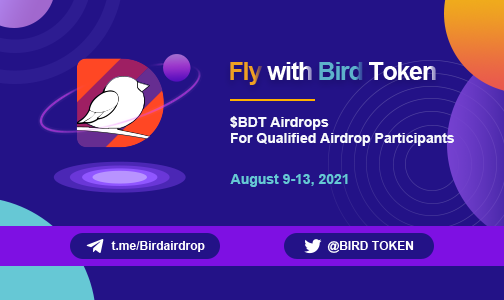 BIRDTOKEN1's tweet photo. airdrop
The second airdrop is over, and if you haven't already got the airdrop, you can contact customer service to get the Experience Coin, worth 10,000 BDT, and start BDT mining. https://t.co/BTq1D3yI7x