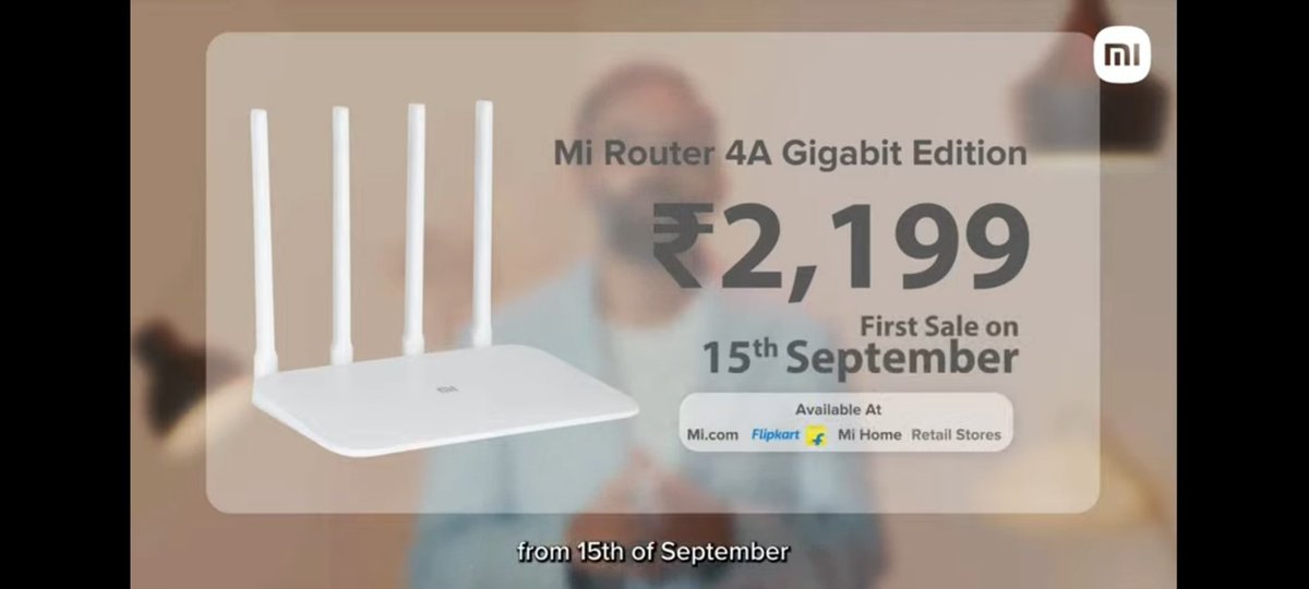 UnderBestPrice's tweet image. #xiaomi launched #MiRouterGigabitEdition in india
