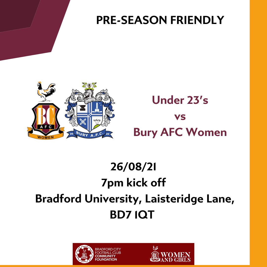 bcafc_women's tweet photo. ⚽️| U23s MATCHDAY!!

#BCAFCWomen https://t.co/3jTTQ5sEFg