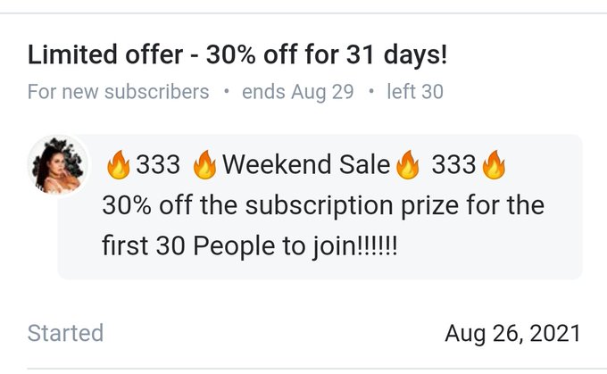 Angel Number 3  30% sale off My onlyfans for the next 3 days to the first 30 ppl to subscribe!   https://t<a href="/tag/femdom"class="tags"><span>#femdom</span></a><a href="/tag/pride"class="tags"><span>#pride</span></a><a href="/tag/findomme"class="tags"><span>#findomme</span></a><a href="/tag/paypigs"class="tags"><span>#paypigs</span></a><a href="/tag/humanatm"class="tags"><span>#humanatm</span></a><a href="/tag/findombrat"class="tags"><span>#findombrat</span></a>