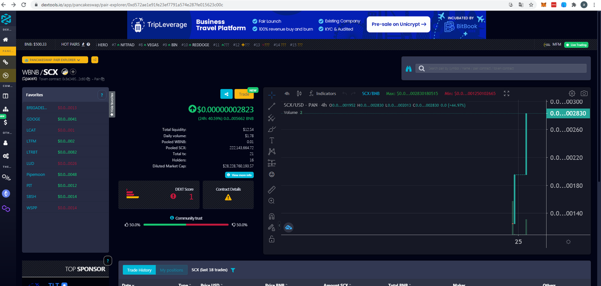 mwiner3's tweet photo. GIVEAWAY $1 | 100.000 SpaceX Token | 180mins

- RT + Follow 

Сheck Dextool : https://t.co/U9R3157Cd5
#PancakeSwap #token #TokenSale #tokens #BinanceSmartChain #BNB #BSC #BSCArmy #Airdrop  #Airdrops #AirdropCrypto #airdropalert #Giveaways https://t.co/ES6YxJHeus