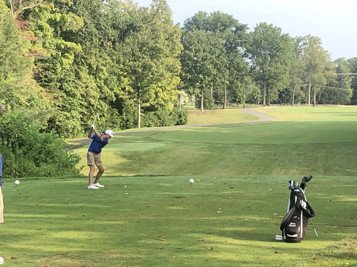 Wyoming Boys Varsity Golf team riding wave by winning third in a row in defeating McNicholas HS 163 to 173 at Wyoming GC.  Once again being led by freshman Finley Bartlett with a 2 under par 34.  The Cowboys try to keep the winning streak alive on Thursday at Roger Bacon.
