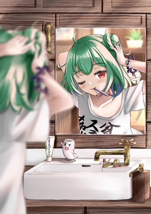 もーにんぐるーしーん
#絵クロマンサー 