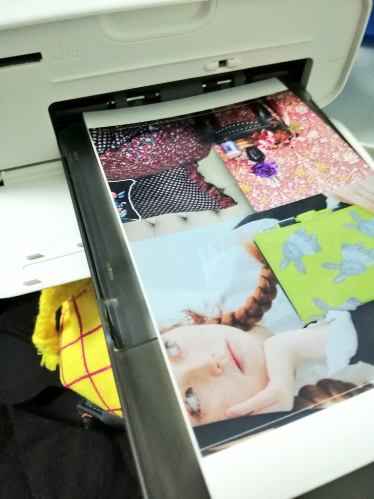 5uzum3's tweet photo. 手帳に貼る用に印刷したんだけど既に可愛い… #canonselphy https://t.co/xWDAEQOBTG