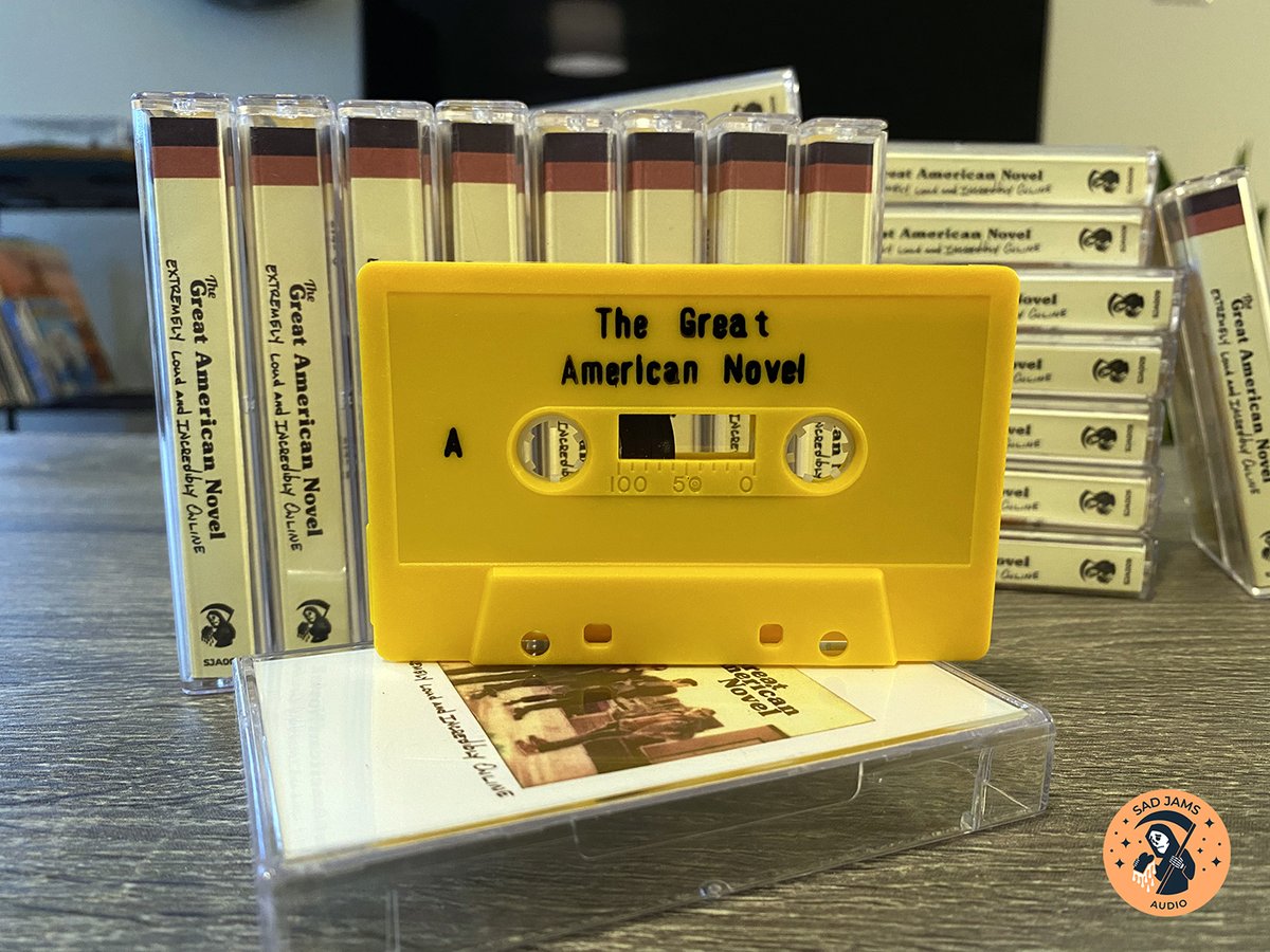 .<a href="/theganband/">THE GREAT AMERICAN NOVEL</a>'s new album 'Extremely Loud and Incredibly Online' is out tonight!

Make sure to pre-order that sucker with a tape ⬇⬇

smarturl.it/ELAIO
