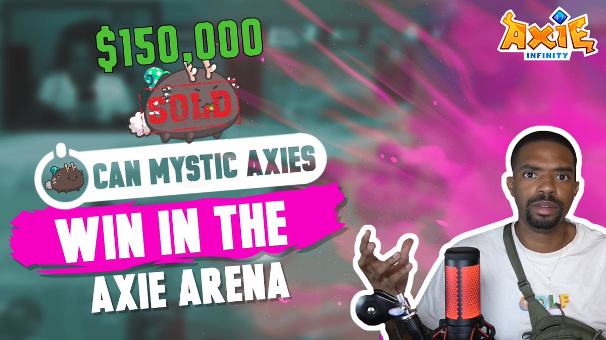 brycent's tweet photo. ARE MYSTIC AXIE GOOD IN THE AXIE ARENA?! 👀 💫 

WE TESTED OUT AURAYA IN THE HIGH LEVEL ARENA! 😍❤️

WATCH: https://t.co/qxJqh4jpZs https://t.co/zx2dFkaxRN