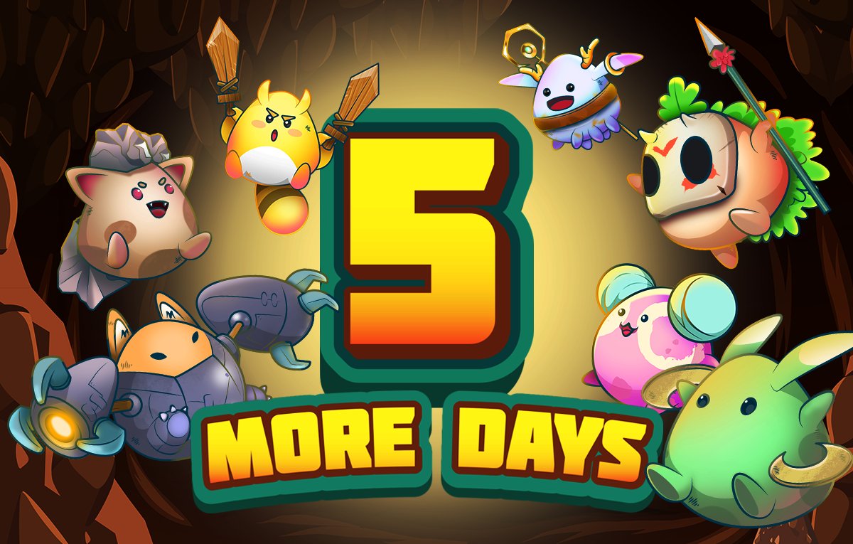 🚨Reminder🚨

20 Inception Monsta giveaway event will end in 5 more days (30th August 2021 12PM GMT+0)! 
Join here now ! We will have giveaway time to time, do stay tuned for our announcements ! 
forms.gle/X1XjGXkWGj7Y7h…