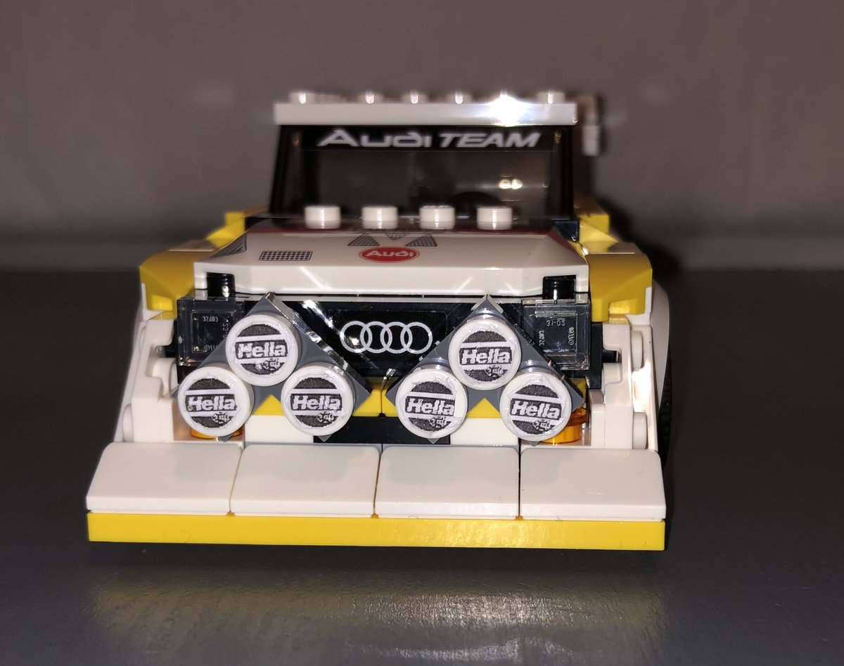mrh1967's tweet photo. Just finished this great little @LEGO_Group kit @AudiUK Quattro Sport S1 https://t.co/B5uogd6Z3u