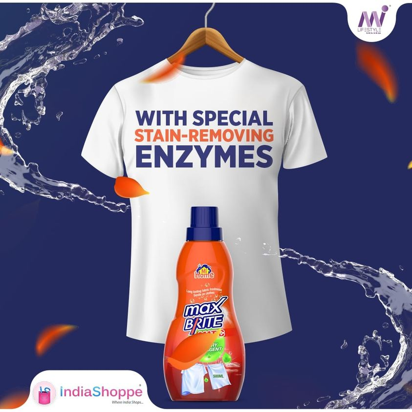 IndiaShoppe's tweet photo. Spotless and fresh after every wash!
#mihome #maxbritematic #laundryliquid #cleanclothes #goodasnew https://t.co/LSOBMTEdtS