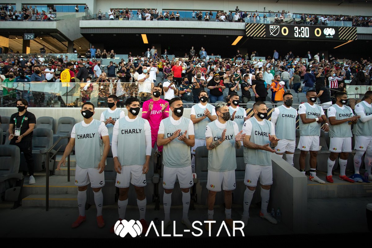 LigaBBVAMX's tweet image. ¡Magnífica experiencia! 

En un hecho histórico, las estrellas de la #LigaBBVAMX se reunieron para una noche espectacular disputando el #MLSAllStar Game.

Hubo una extraordinaria unión de equipo y gran entrega por parte de todos.

¡Nos vemos pronto!
