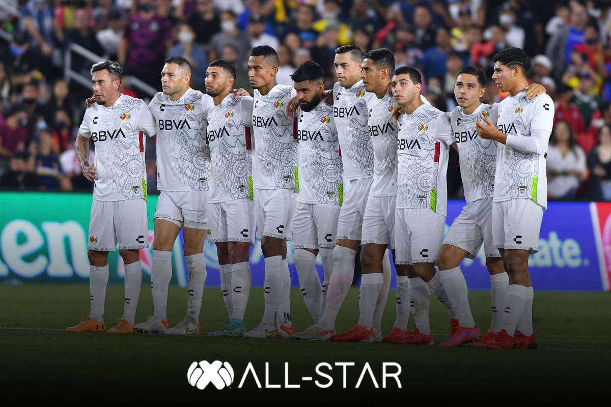 LigaBBVAMX's tweet image. ¡Magnífica experiencia! 

En un hecho histórico, las estrellas de la #LigaBBVAMX se reunieron para una noche espectacular disputando el #MLSAllStar Game.

Hubo una extraordinaria unión de equipo y gran entrega por parte de todos.

¡Nos vemos pronto!