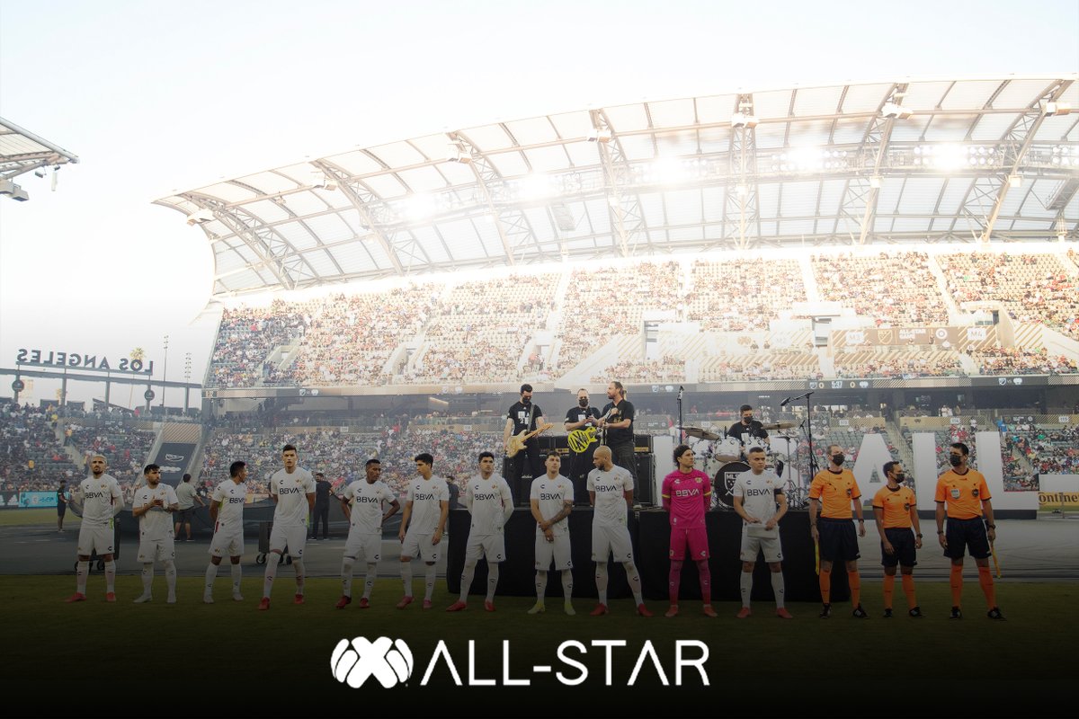 LigaBBVAMX's tweet image. ¡Magnífica experiencia! 

En un hecho histórico, las estrellas de la #LigaBBVAMX se reunieron para una noche espectacular disputando el #MLSAllStar Game.

Hubo una extraordinaria unión de equipo y gran entrega por parte de todos.

¡Nos vemos pronto!