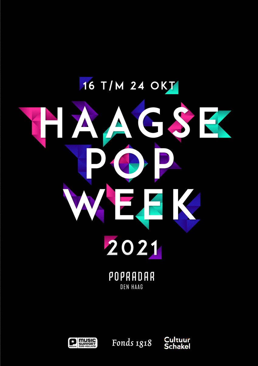 Het is weer zover: Haagse Popweek is aanstaande! Van 16 t/m 24 oktober staat muziek van Haagse bodem een volle week in de schijnwerpers op allerlei locaties in Den Haag. Verwacht optredens van dé Haagse artiesten van dit moment en opkomend en soms onontdekt talent.
