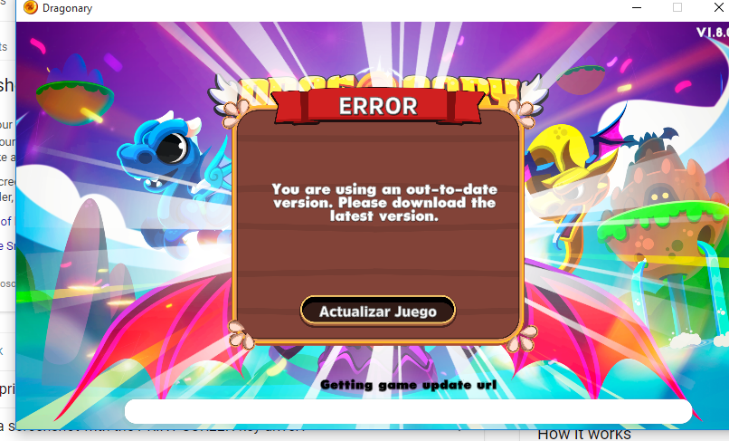 saurdyno's tweet photo. @DragonaryGame @dragonary @DragonaryGame i downloaded the game in the site but still I have this error. Please. help my eggs are hatching and needs to get embers. Thank you. https://t.co/dvxGeA5kUs