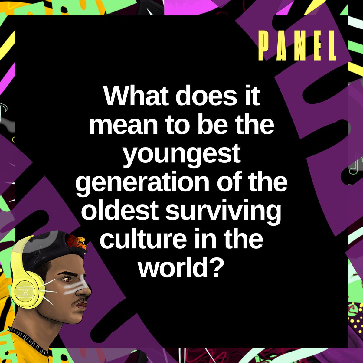 digiyoutharts's tweet photo. 🖤BLAKSOUND PANEL SPOTLIGHT🖤 

Hear from Emily Wurramara, Baker Boy, BARKAA + Bianca Hunt as they yarn about: What does it mean to be the youngest generation of the oldest surviving culture in the world? 

Register for BLAKSOUND here: https://t.co/RxPqjTVEq7 https://t.co/yWZ2q0gqmo