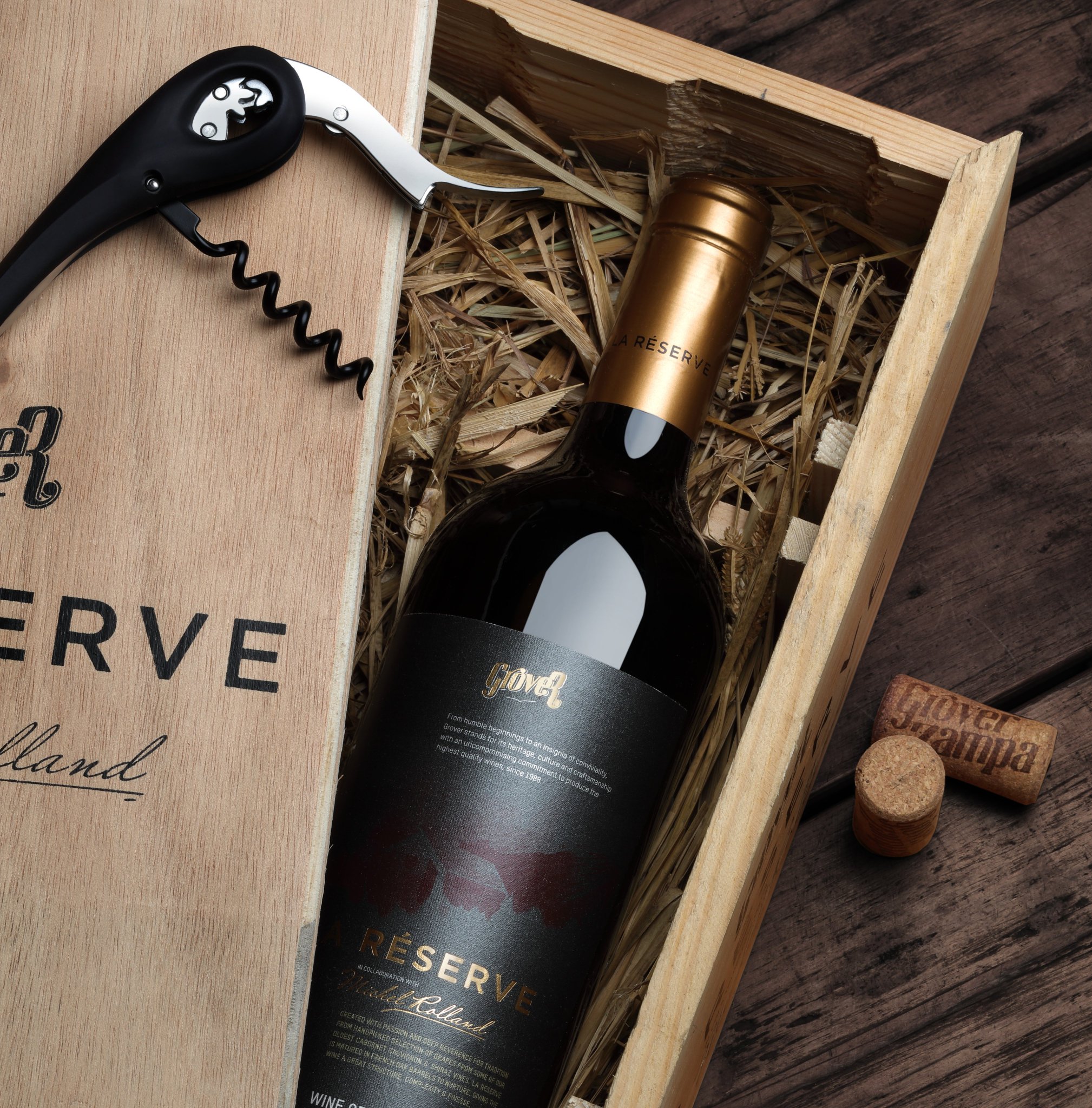 Grover red wine top