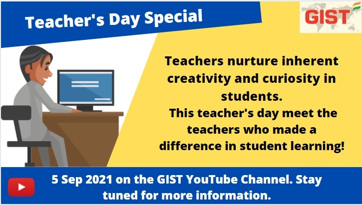 ForumGist's tweet photo. Tune in for a special program about YouTube, Education and Policy on Sept 5, 2021 8:00am PT/ 830pm IST. Register here: https://t.co/bb78PAP4L7 

@dpradhanbjp @EduMinOfIndia @Drsubhassarkar @IndiaDST @DrJitendraSingh @Vibha_India @VigyanPrasar @IndiaScienceTV @thinkindiaorg https://t.co/G4RTPyZoIX