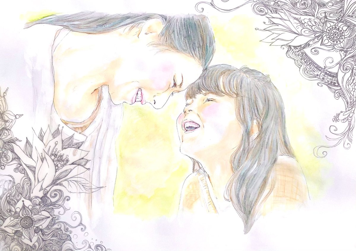 micatukiiro's tweet photo. 【✏︎似顔絵 描きます✏︎】

似顔絵でみんながHAPPYに🌷

水彩色鉛筆とペンで、あったかい
手描きの似顔絵を描きます。

わたしはご依頼された方の想いを大切に似顔絵を描いています。

大切な人に贈り物したり
お部屋に飾ったり
と自由に使ってみませんか？☟

https://t.co/DaQDXAZK5N

#似顔絵 https://t.co/v6RtA7TjFk