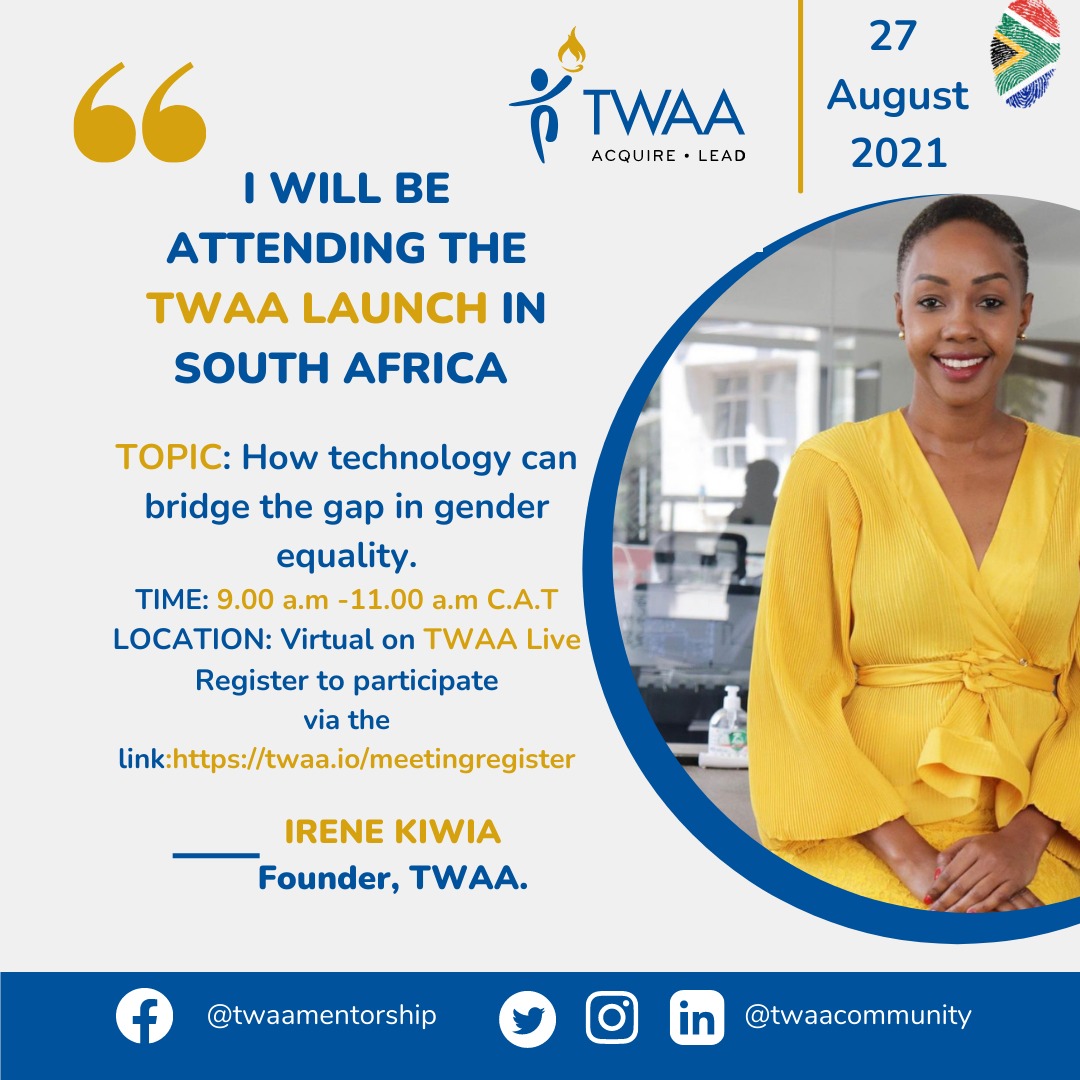 TwaaCommunity's tweet photo. GOODMORNING CHAMPS π₯ REGISTER FOR THE TWAA SOUTH AFRICA LAUNCH ON THIS LINK:https://t.co/5WGAEc9DcP, YOU WILL RECIEVE AN EMAIL WITH THE LIM TO THE VIRTUAL LIVE EVENT.
#TWAAcommunity #adalabs #TWAAtalks #WomenEqualityDay
#thursdaymorning #womenintech #WomensEqualityDay2021 #AI https://t.co/qG1jpGCSj4
