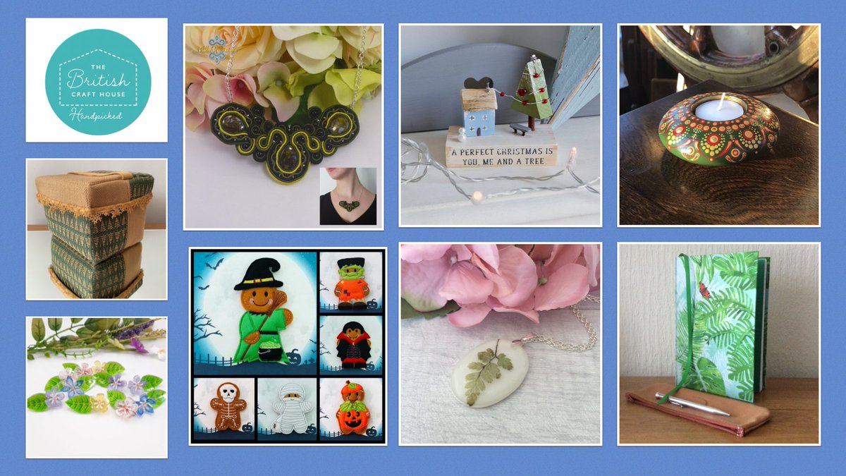 It's #teamworkthursday time to show you a beautiful collection from artisans on <a href="/BritishCrafting/">BritishCraftHouse</a> 
<a href="/MollyGDesigns/">MollyG Designs</a> <a href="/RegLoulou/">LouLou & Reg</a> @craftyboaters @GodrevyT <a href="/Cheryls_Jewels/">CherylsJewellery - Cheryl Jenkins</a> @cariadinstitch1 Amelia Alice <a href="/craftednotebook/">Handcrafted Notebooks</a> 
 #earlybiz #giftideas