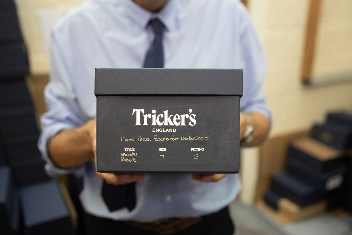 ALewerMBE's tweet photo. I was delighted to visit @TrickersShoes factory yesterday. The quality of their shoes &amp; boots is world renowned. They are one of a small number of hand crafted shoe makers that put #Northampton on the world map for excellence #NorthamptonForward @tradegovuk https://t.co/bN4FMoXuot