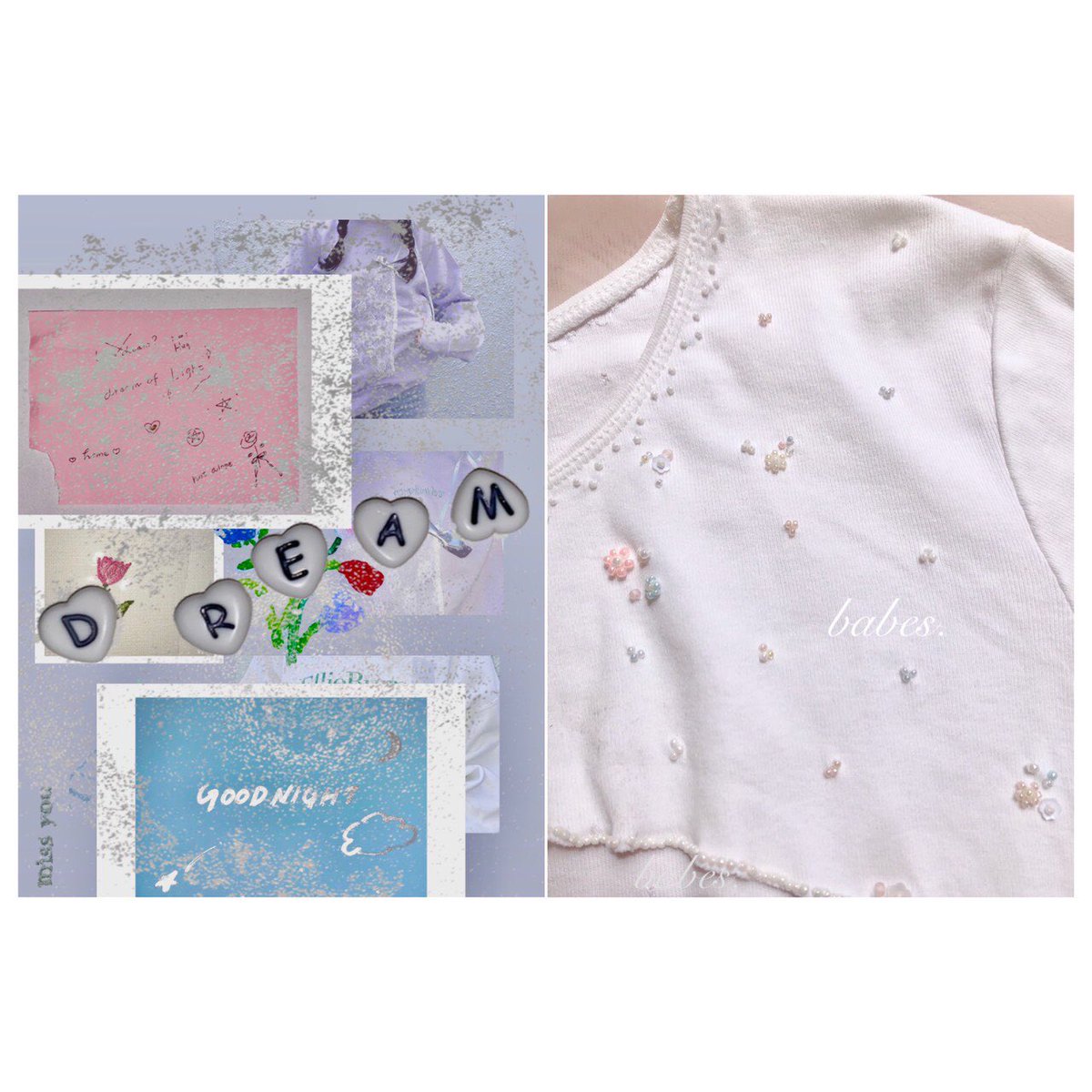 virgin_mary_web's tweet photo. 【 tVM × hana / babes. 】

スタッフはな、Tommyがthe Virgin Maryの古着teeをリメイクしたお品が本日より店頭に並んでいます.

店頭先行販売とさせていただき、dmでのお問い合わせ・通販に関しましては8/28(土)14:00ご対応開始となります.

ぜひこの機会お見逃しなく❤︎🐇 https://t.co/EgE5maCQ3z