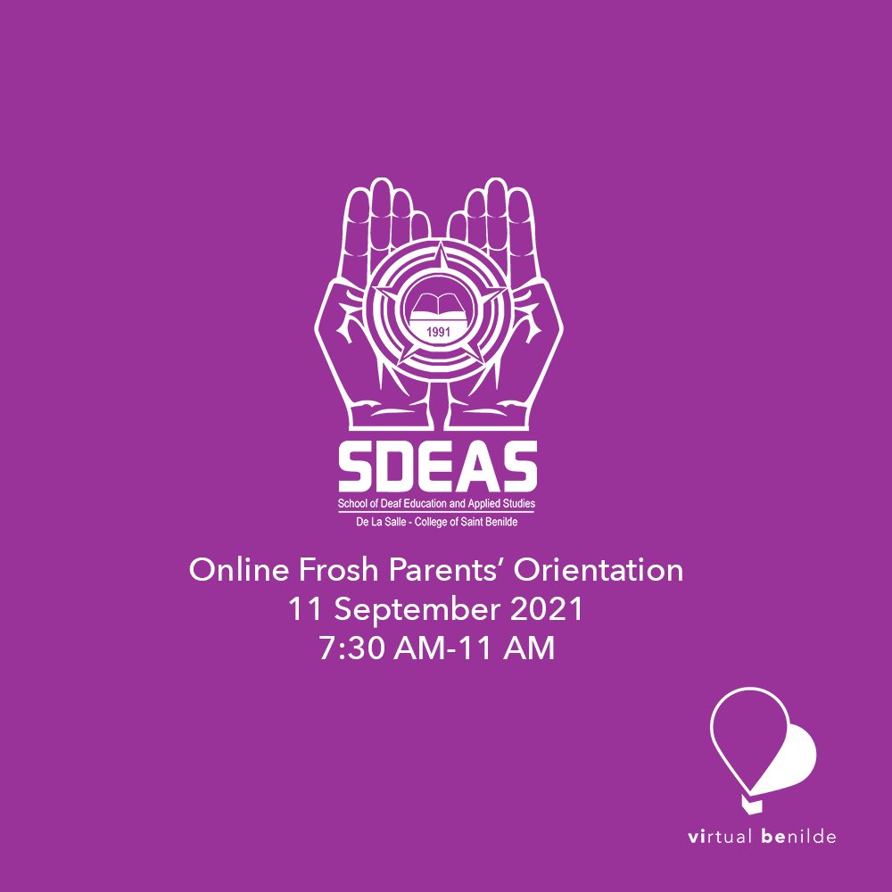 BenildeAdC's tweet photo. The Benilde Online FROSH Parentsโ Orientation ๐
Animo Benilde!
#BenildeExtraordinary
#VirtualBenilde
#SDA #SDG #SHRIM #SMIT #SDEAS https://t.co/qlSLYFVVHu