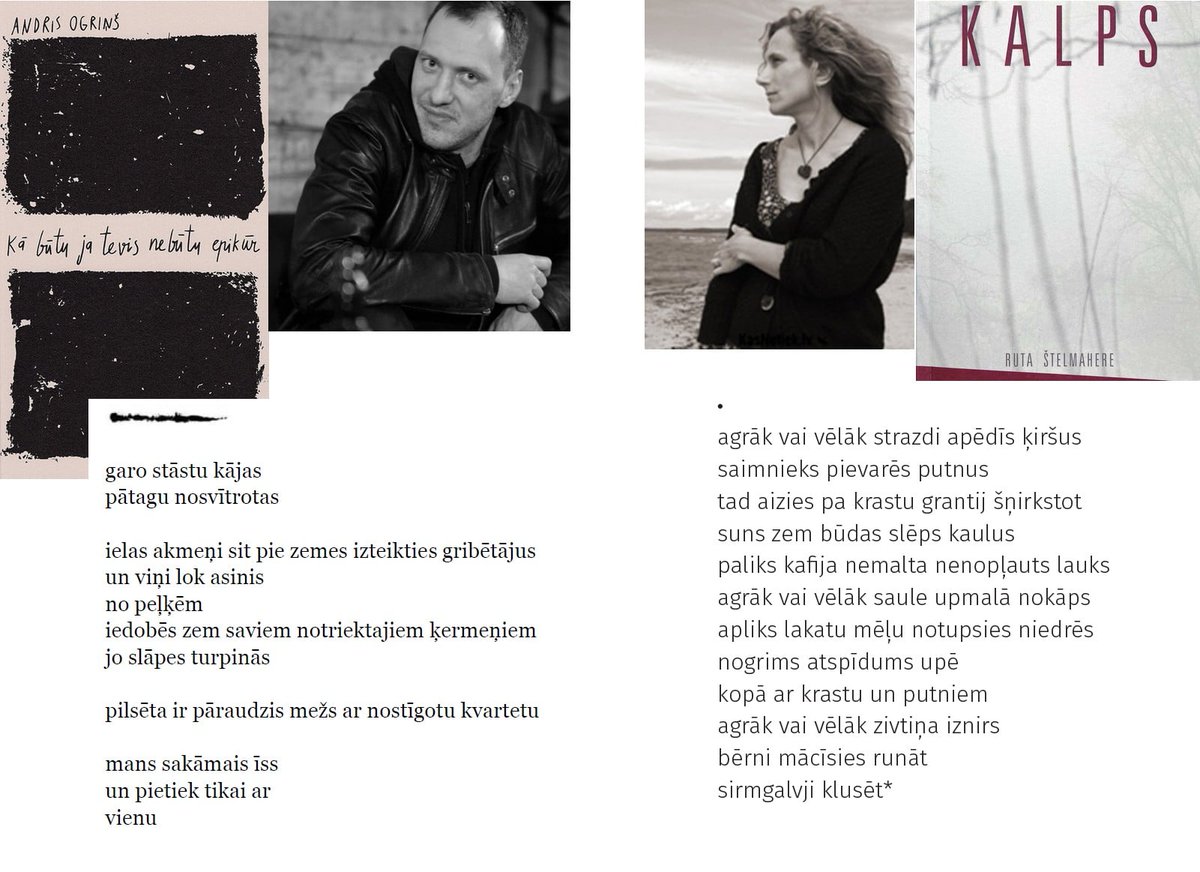 Turpinām iepazīstināt ar žurnāla "Domuzīme" Dzejas balvai pieteiktajiem krājumiem.
Ruta Štelmahere. "Kalps". Neputns.
Andris Ogriņš. "Kā būtu ja tevis nebūtu epikūr". Jāņa Rozes apgāds.