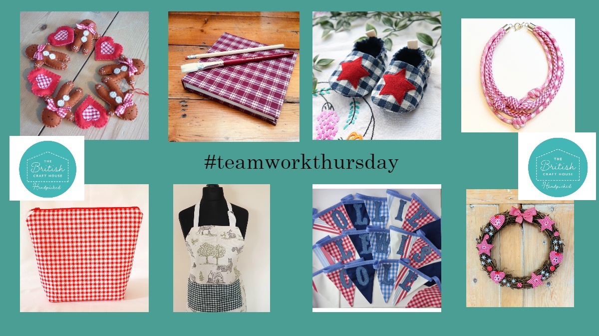 It's #teamworkthursday at <a href="/BritishCrafting/">BritishCraftHouse</a> I have a collection of gingham for you today from <a href="/craftednotebook/">Handcrafted Notebooks</a> <a href="/hedgehog_happy/">Happy Hedgehog Designs</a> <a href="/lisasteeddavey/">Lisa Steed Davey</a> @UnpickMeKnot <a href="/AnitaRoseDesign/">AnitaRoseDesigns</a> <a href="/craftedhome/">Fiona Beveridge</a> <a href="/debilou01/">debi</a>